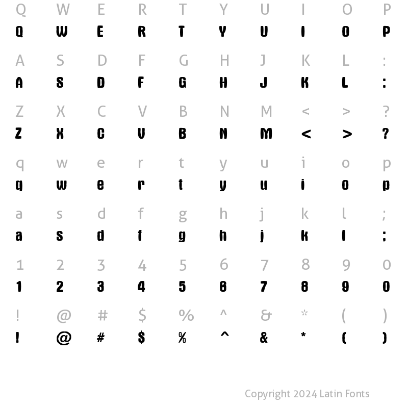 Character Map of a_AlternaSw Demi