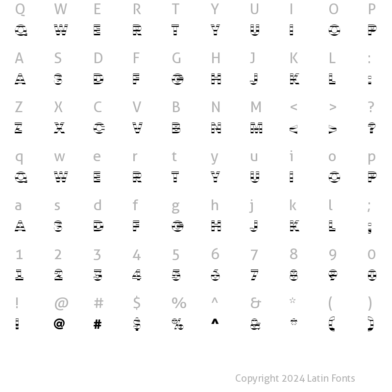 Character Map of a_AvanteTitulStr Heavy