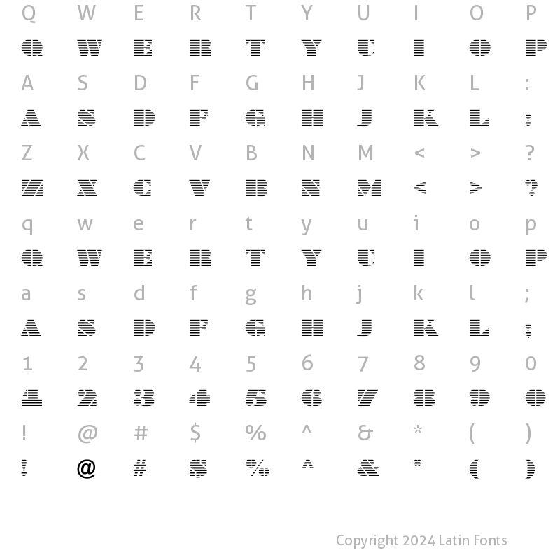 Character Map of a_BraggaTitulMar Regular