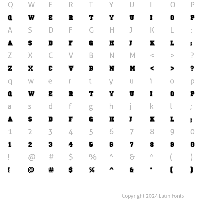 Character Map of a_CampusGrav Bold