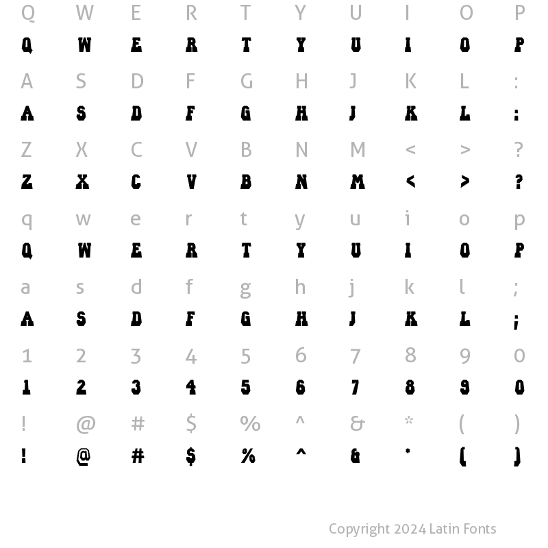 Character Map of a_CampusPrLying Regular