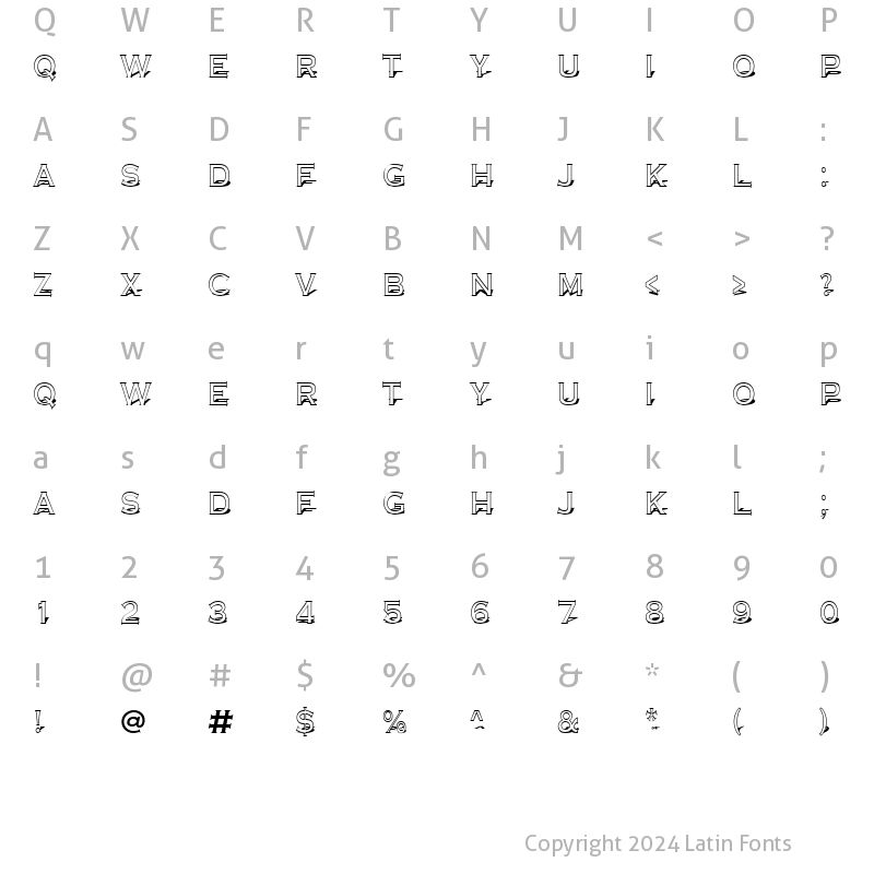 Character Map of a_CopperGothTitul3D Normal