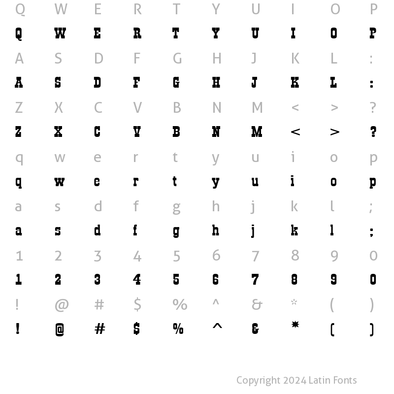 Character Map of a_GildiaExp Bold