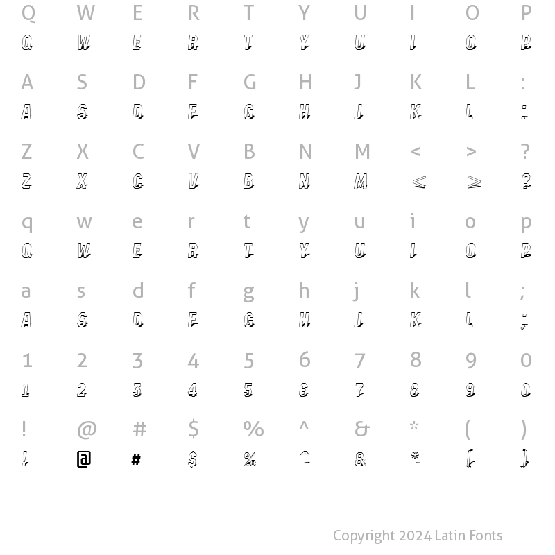 Character Map of a_MachinaNova3DSh Medium