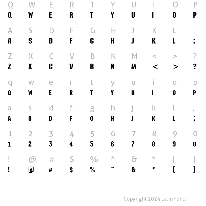 Character Map of a_MachinaNovaCps Medium