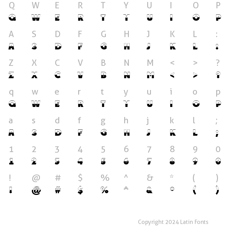 Character Map of a_PlakatTitulB&W ExtraBold