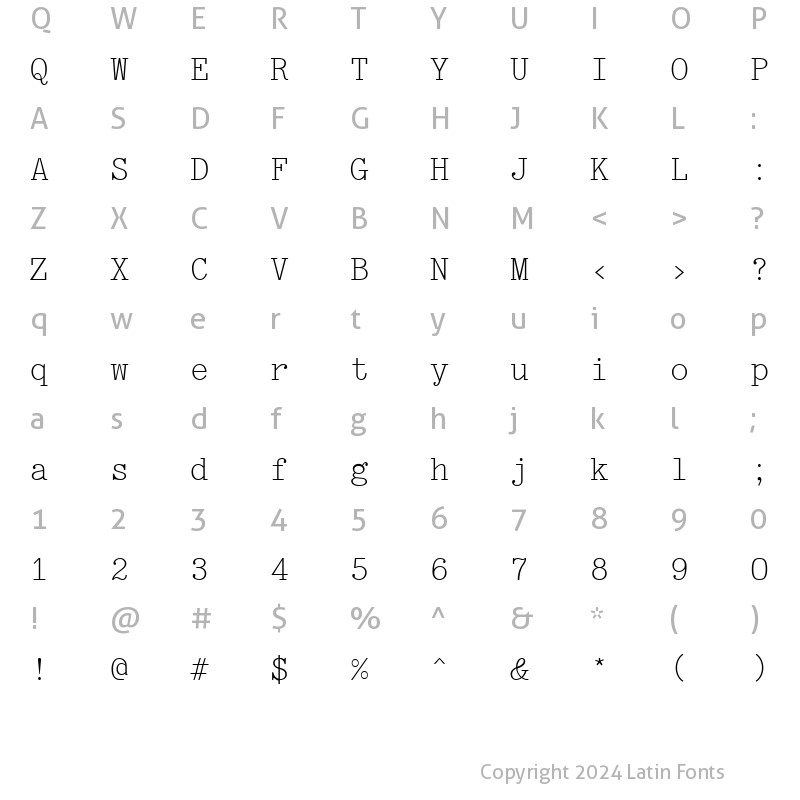 Character Map of OptimusC Normal