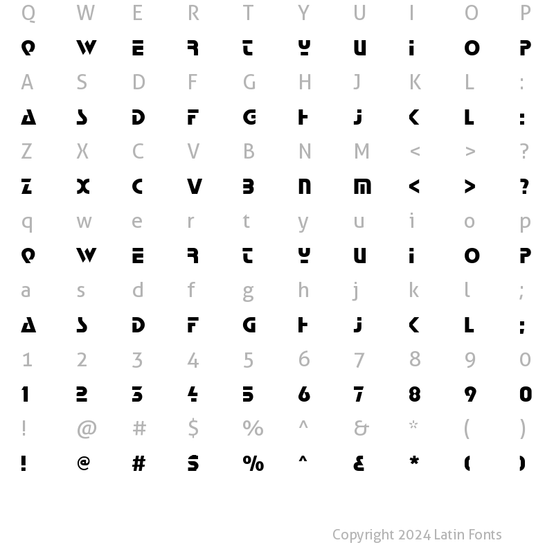 Character Map of Start Normal